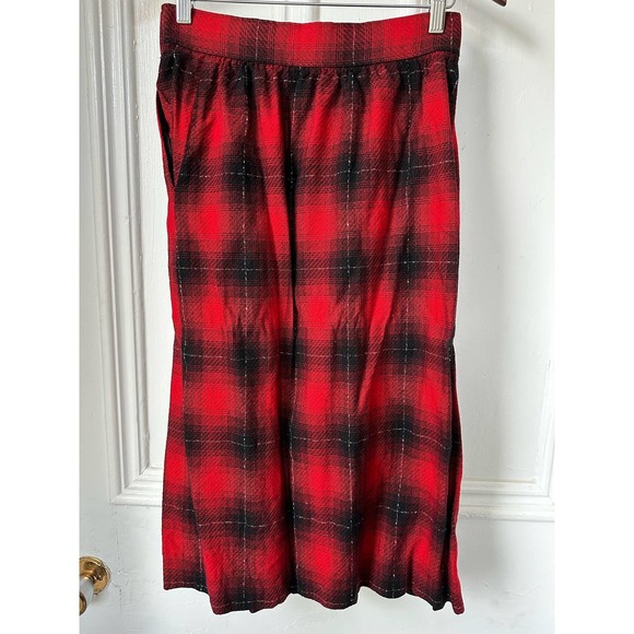 Vintage Evan Picone Petites Plaid Midi Skirt Sz 6 Union Made in USA - Picture 3 of 11
